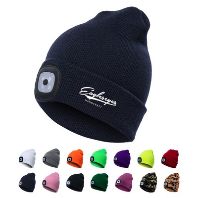LED Winter Knitted Beanie