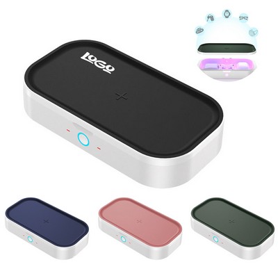 Portable UV Sanitizer Box w/ Wireless Charger