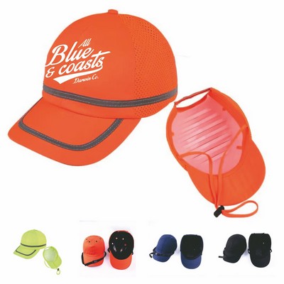 Refective Safety Baseball Bump Cap