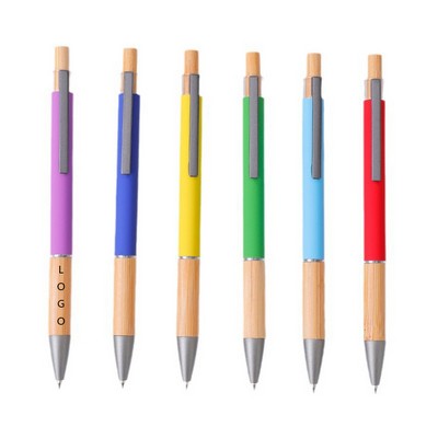 Press Type Neutral Bamboo Pen