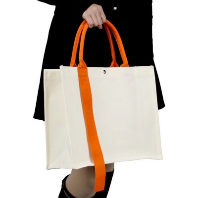 Three Dimensional Laminated Hand Held Canvas Bag