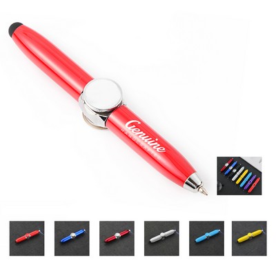 4" 1 LED Spinning Fidget Stylus Pen