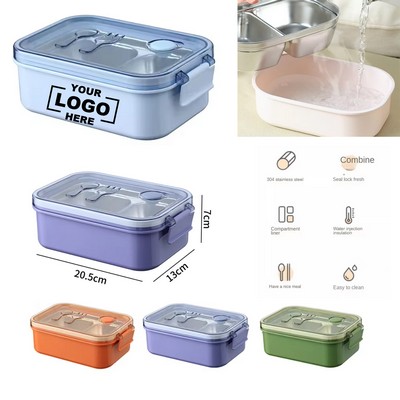 Durable Portable Stainless Steel Lunch Box