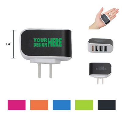 3-Port USB Charging Head MOQ 50
