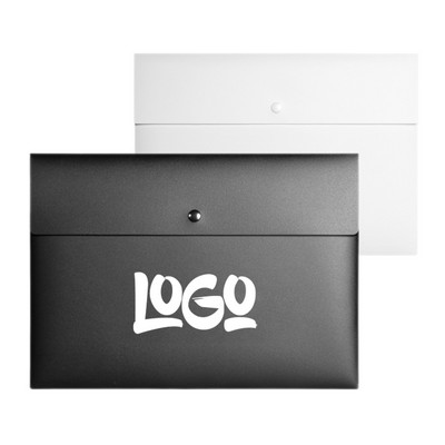 A4 Plastic File Bag w/ Snap Closure