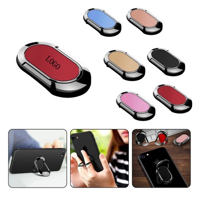 Oval Zinc Alloy Phone Ring Holder