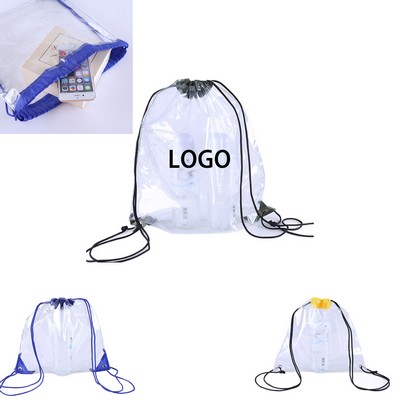 Clear Drawstring Bag