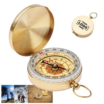 Luminous Flip-Lid Outdoor Compass for Hiking