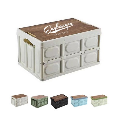 Collapsible Storage Box with Lid