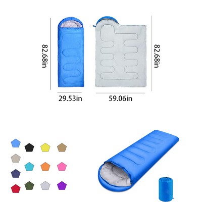 Polyester Thermal Outdoor Camping Envelope Sleeping Bag