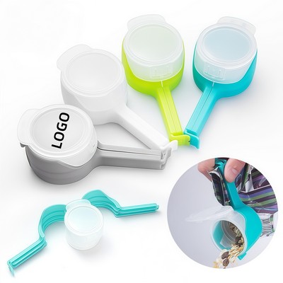 Food Clip Set with Pour Spout Pour Bag Clip with Spout