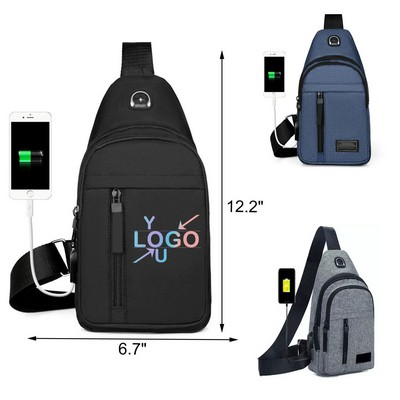 Unisex Chest Sling Backpack for All-Day Use