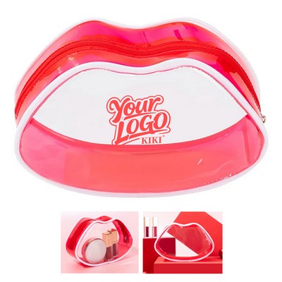 Lip Shape PVC Makeup Bag