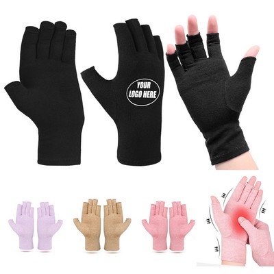 Half-Finger Hand Protective Arthritis Relief Gloves