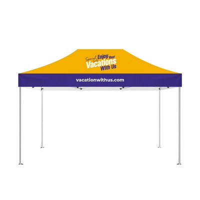 15' Custom Canopy Tent – Sustainable Tent Fabric (Topper Only)