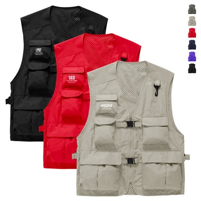 Multi-Pocket Fishing Vest