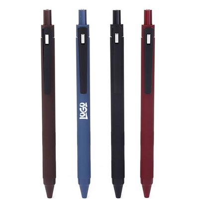 Slim Retractable Metal Ballpoint Pen