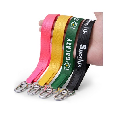 Nylon Woven Custom Printed Keychain Lanyard