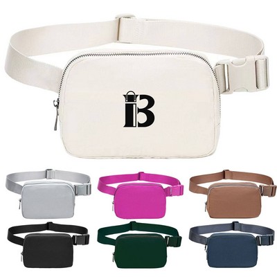 Mini Polyester Fanny Pack Waterproof & Adjustable Strap