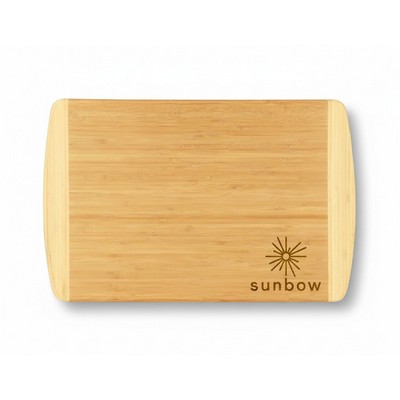 Two-Tone Bamboo Board - Personalized & Eco-Friendly - Extra Large