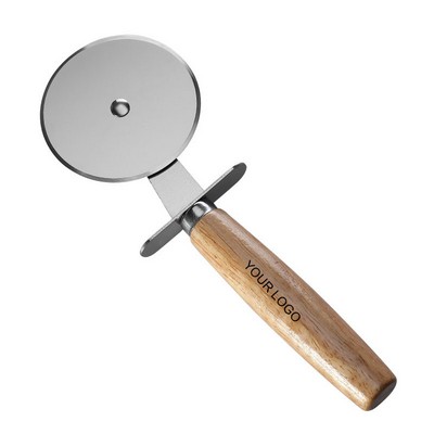 Wooden Handle Pizza Cutter