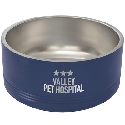 Polar Camel 64 oz. Large Navy Blue Pet Bowl