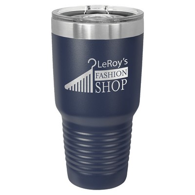 Polar Camel 30 oz. Navy Blue Ringneck Tumbler with Slider Lid