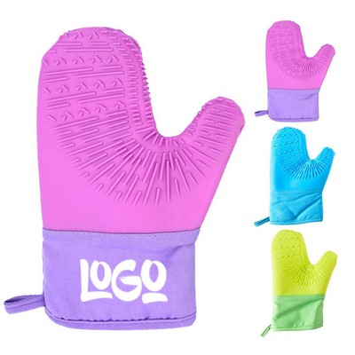 Microwave Oven Household Cotton Silicone Gloves