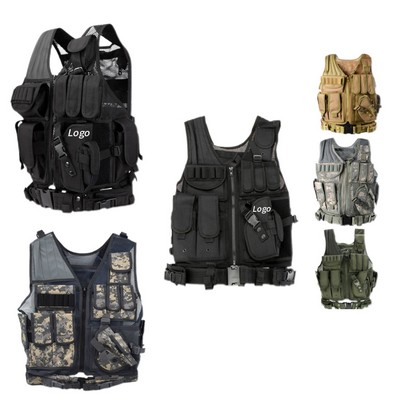 Outdoor Lightweight Adjustable Multi-Purpose Tactical Vest