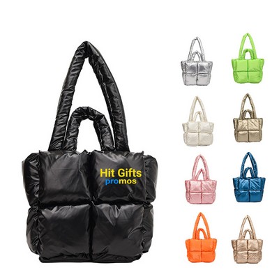 Soft Puffer Tote Bag