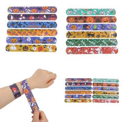 Silicone Slap Bracelet with Manganese Steel Core
