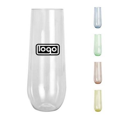 9OZ Plastic Flutes Glasses