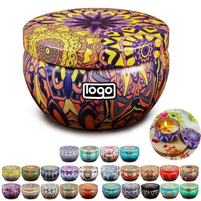 4oz Round Storage Tin Box