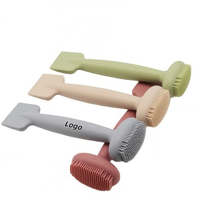 Dual Ended Silicone Facial Mask Brush for Clay and Cream Masks
