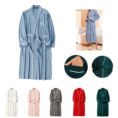 Soft Polyester Bathrobe for Couples
