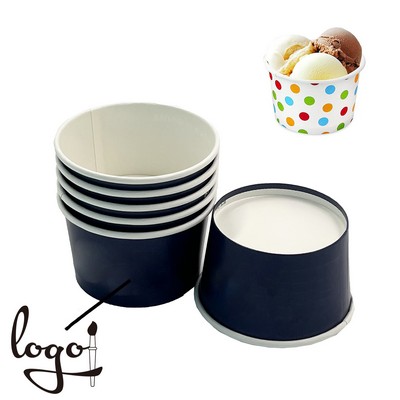 Disposable 5oz Ice Cream Paper Bowl
