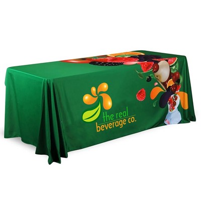 6' Trade Show Table Cover – Full Color Imprint, 250GSM Tricot Cloth
