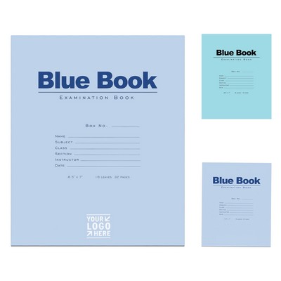 8.5" x 7" 8 Sheets Exam Book