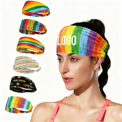 Rainbow Sports Headband