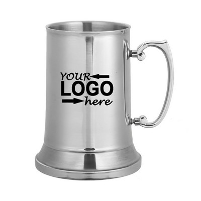 18.5oz Stainless Steel Double-Wall Beer Mug
