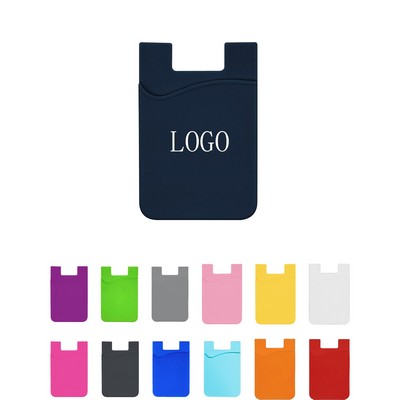 Silicone Phone Back Sticker Card Holder