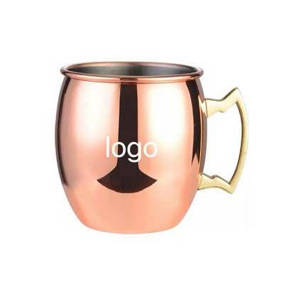 16 Oz.Stainless Steel Mug for Bar & Home Use