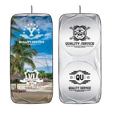 Silver-Coated Windshield Shade (59'' x 27.5'')