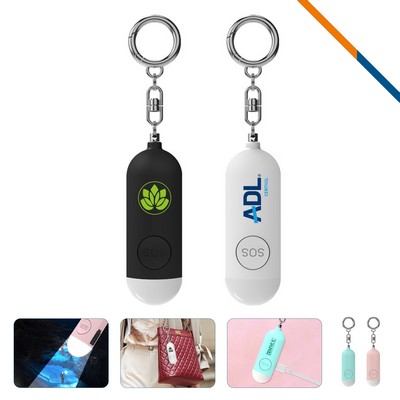Kelar Rechargeable LED Flashlight Keychain Alarm