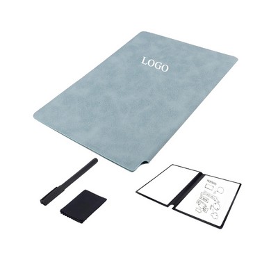 Portable A5 Dry Erase Whiteboard Notebook W/ Marker & Cleaning Cloth