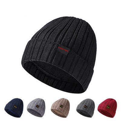 Insulated Winter Beanie Cold-Resistant Headwear