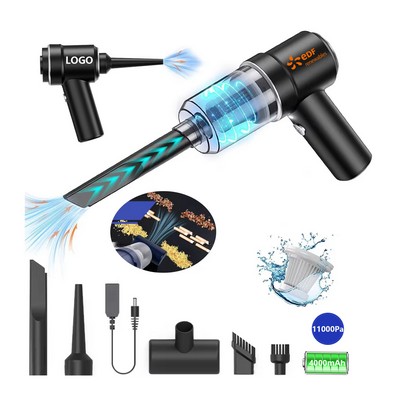 90W Wireless Vacuum Cleaner with 11000Pa Strong Suction & Blowing Two-in-one.