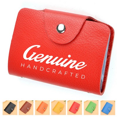 Waterproof PU Leather Card Wallet