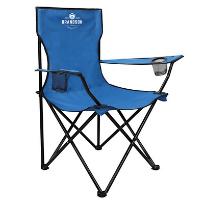 Premium Folding Chair with Cup Holders