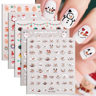 Self-Adhesive Nail Art Stickers & Decals Set